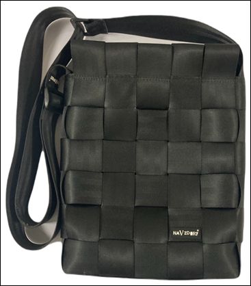 Taška MINI RACE z autopásu - černá Taška MINI RACE z autopásu - černá