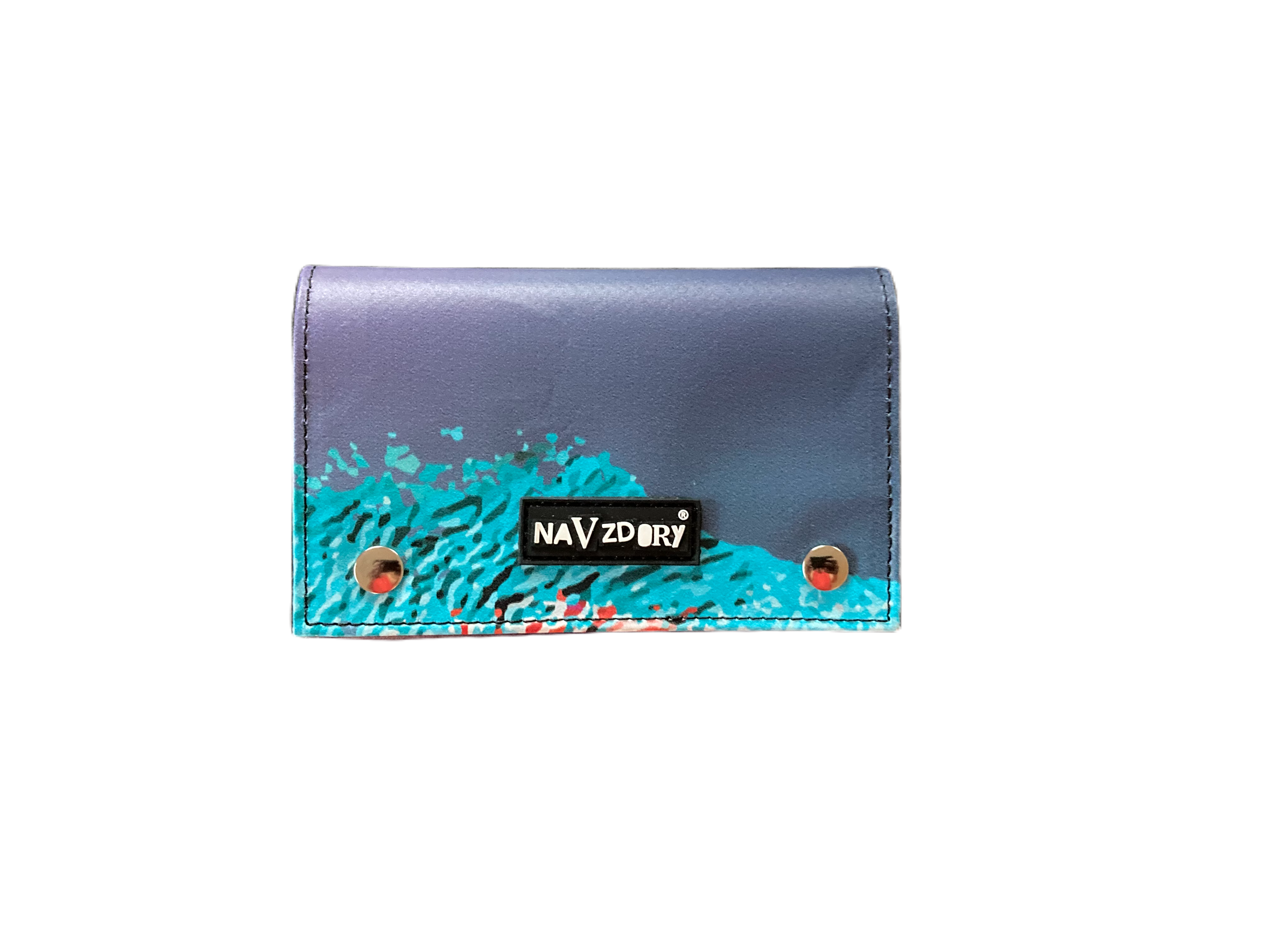 Wallet GELD VELA made of banner - multicoloured