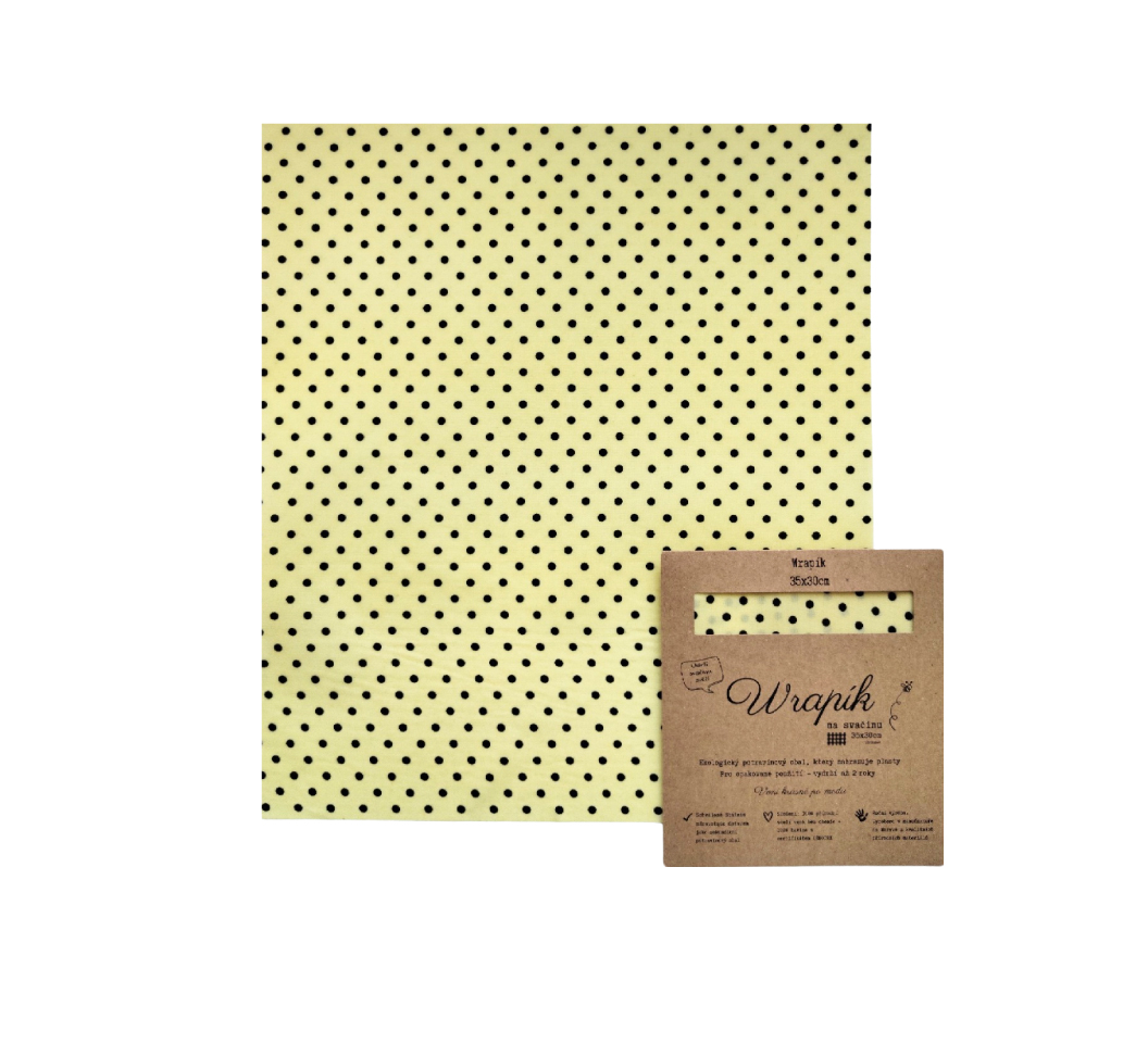 Larger waxed napkin with your own motif on the cover - colorful