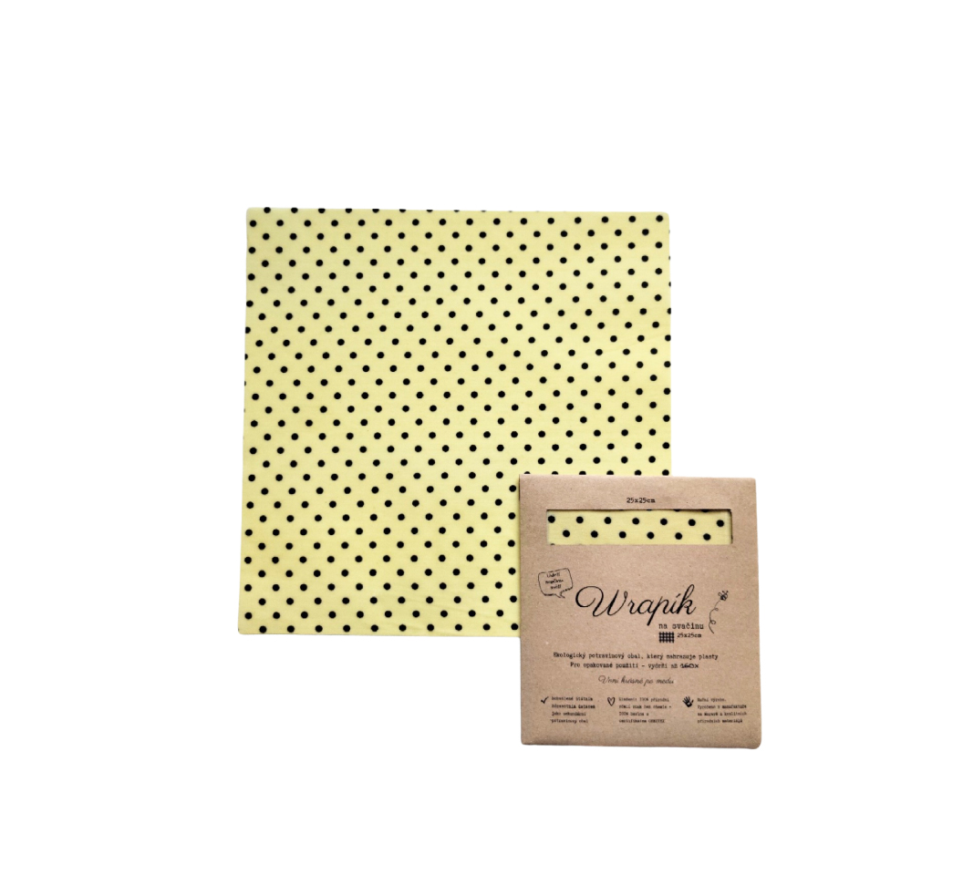 Smaller waxed napkin with your own motif on the cover - colorful