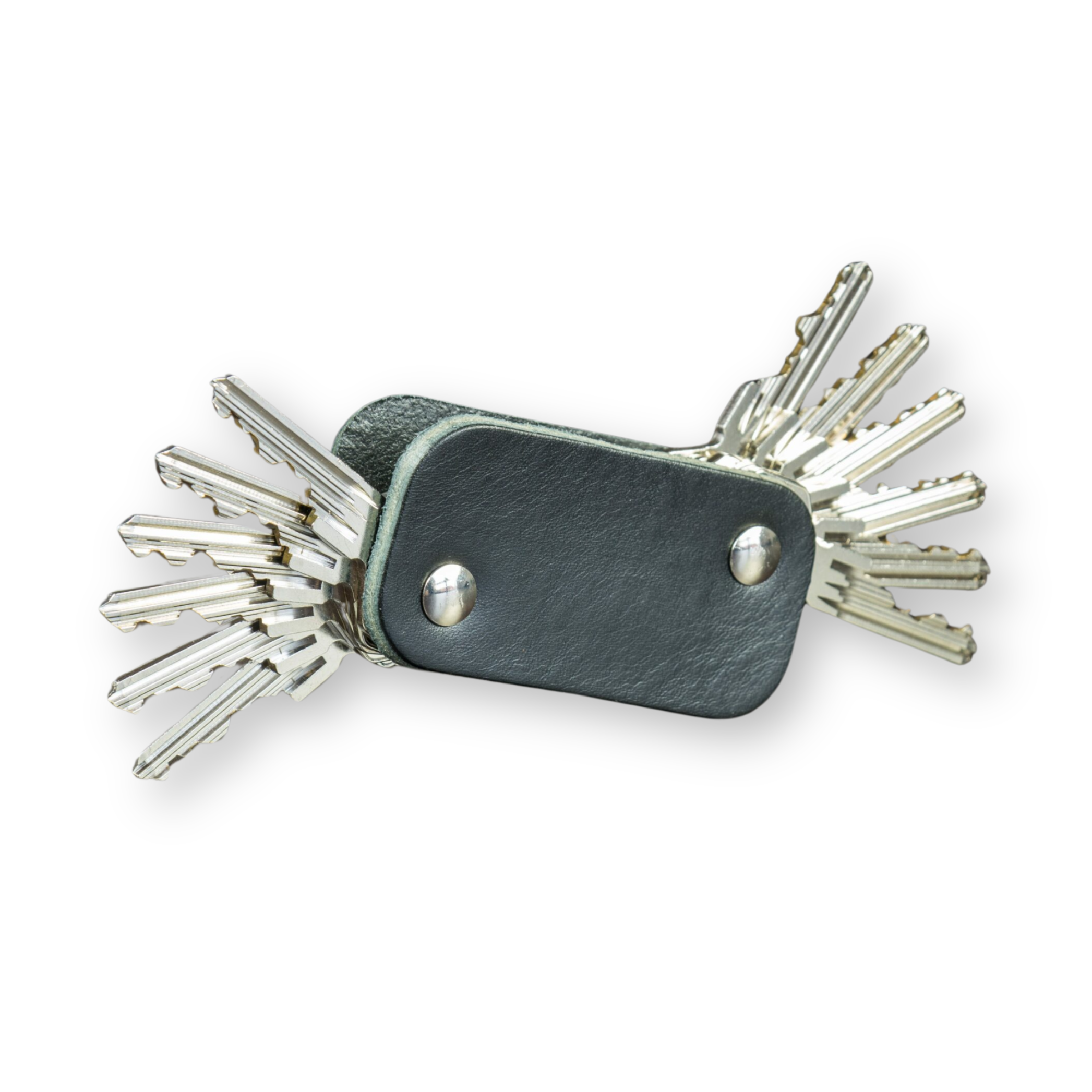 Leather keyring Stereo