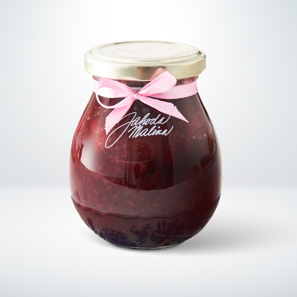Strawberry-raspberry jam selection extra special
