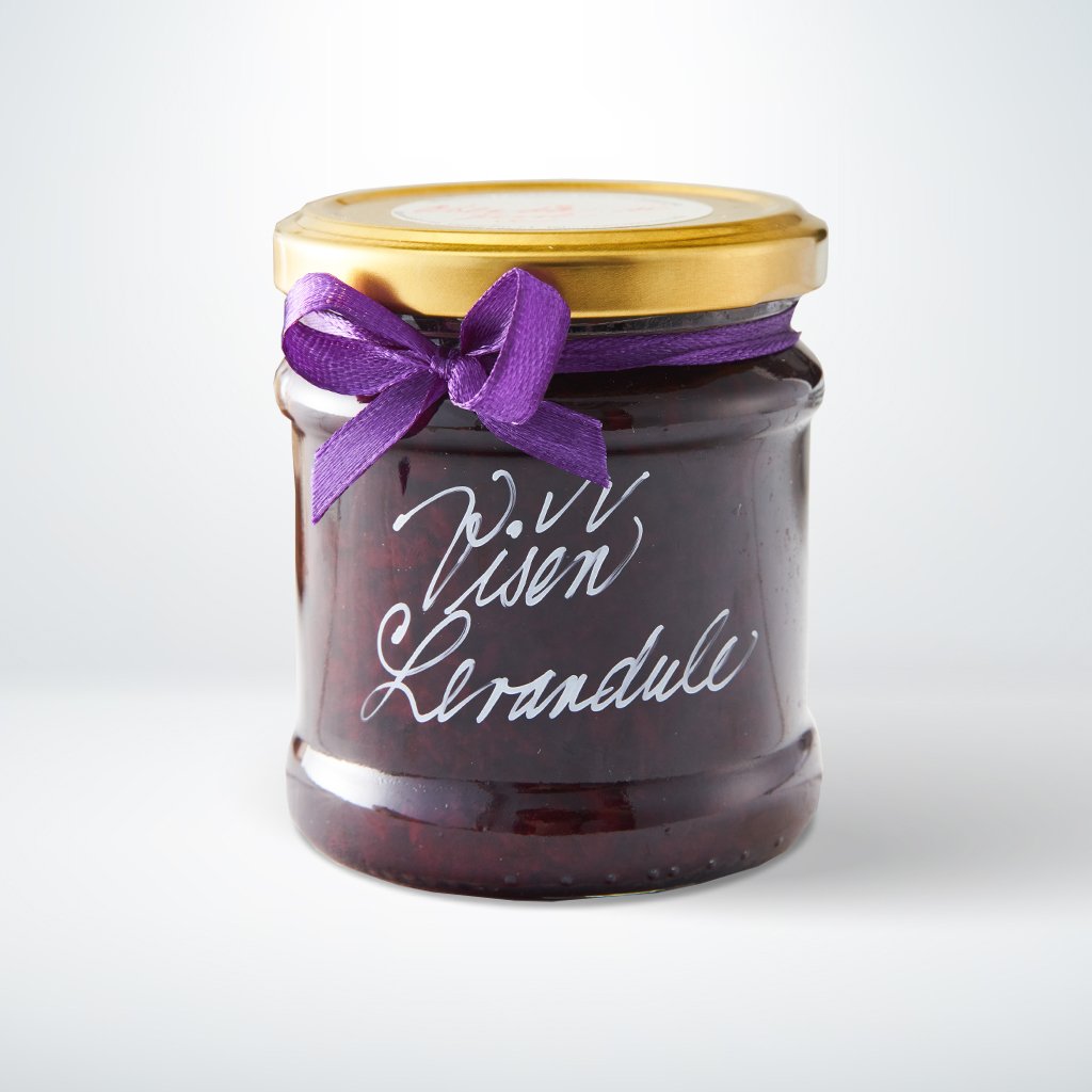 Višeň-Levandule džem výběrový extra speciální, 205 ml