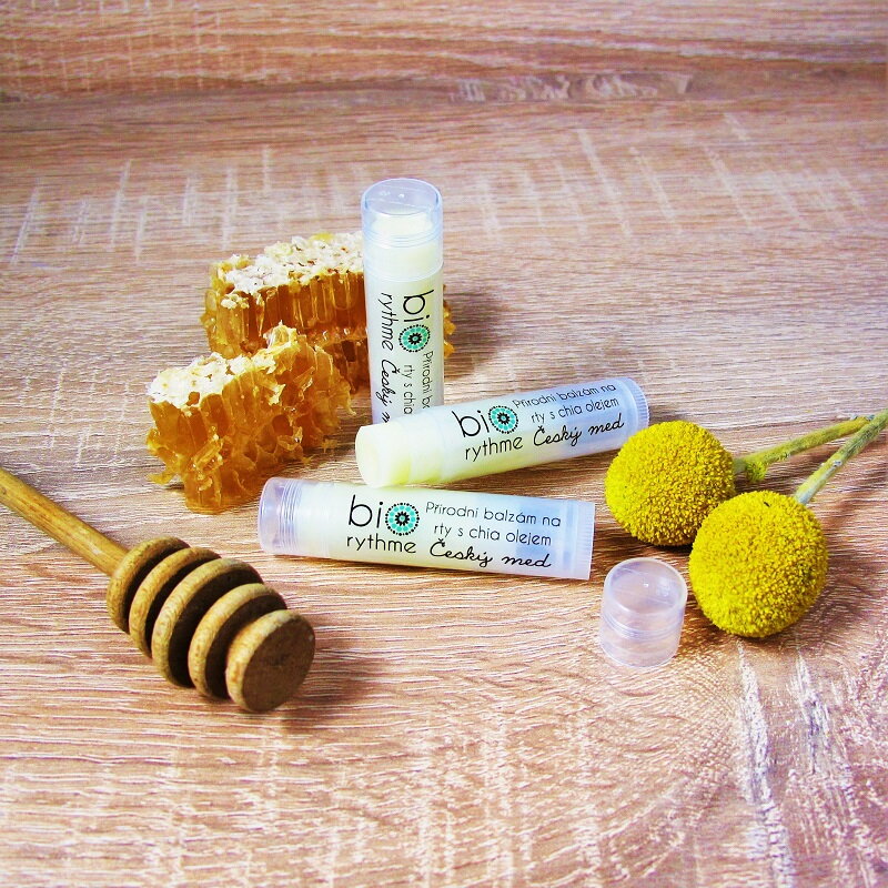 Natural lip balm: Czech honey - natural