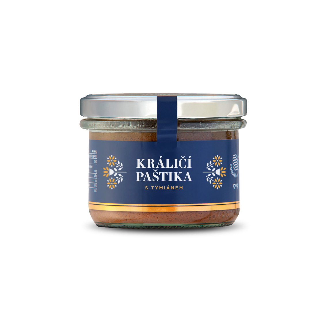 Králičí paštika s tymiánem 170g Králičí paštika s tymiánem 170g