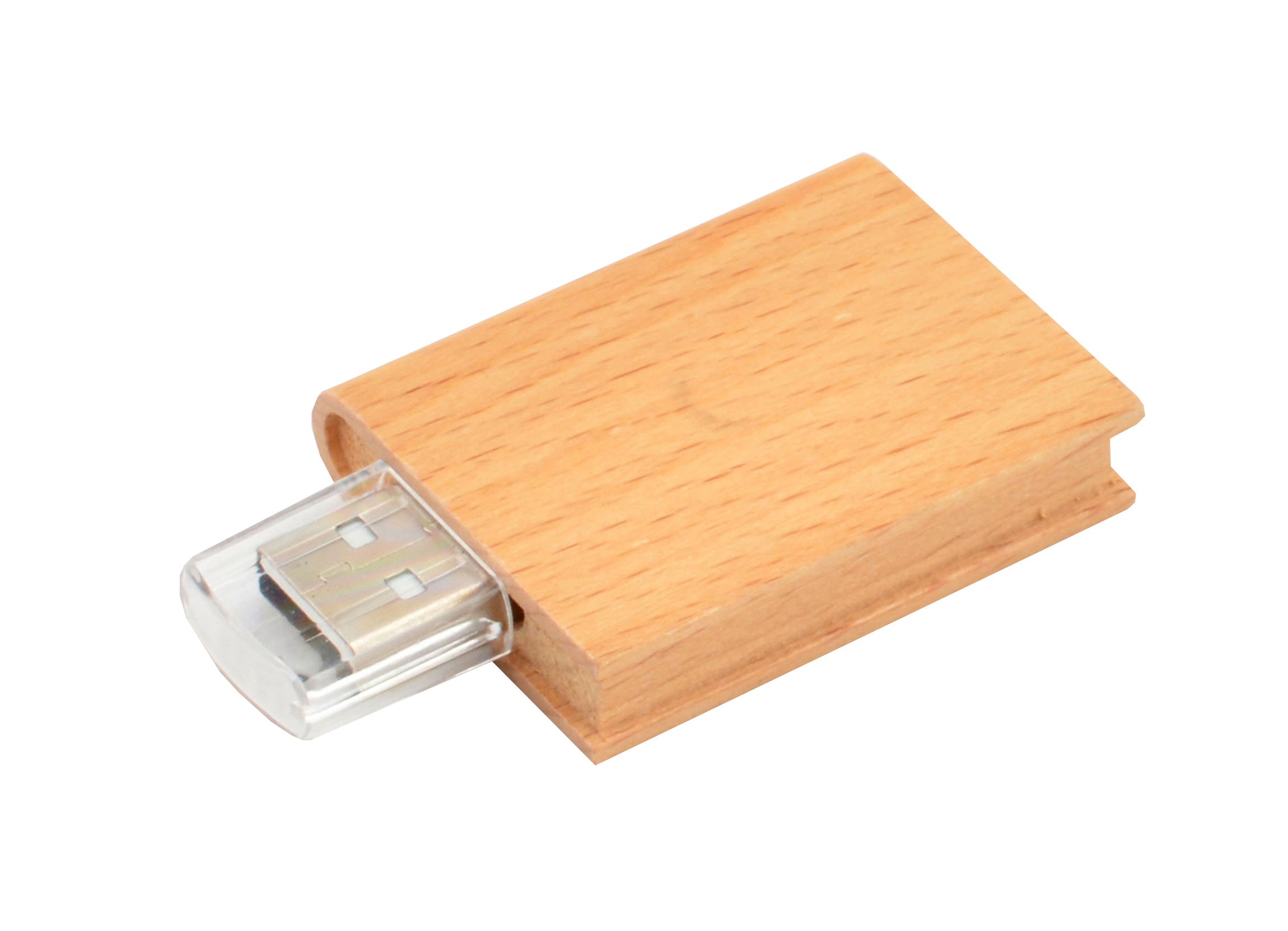 Netradiční USB flash disk PRATTS dřevo
