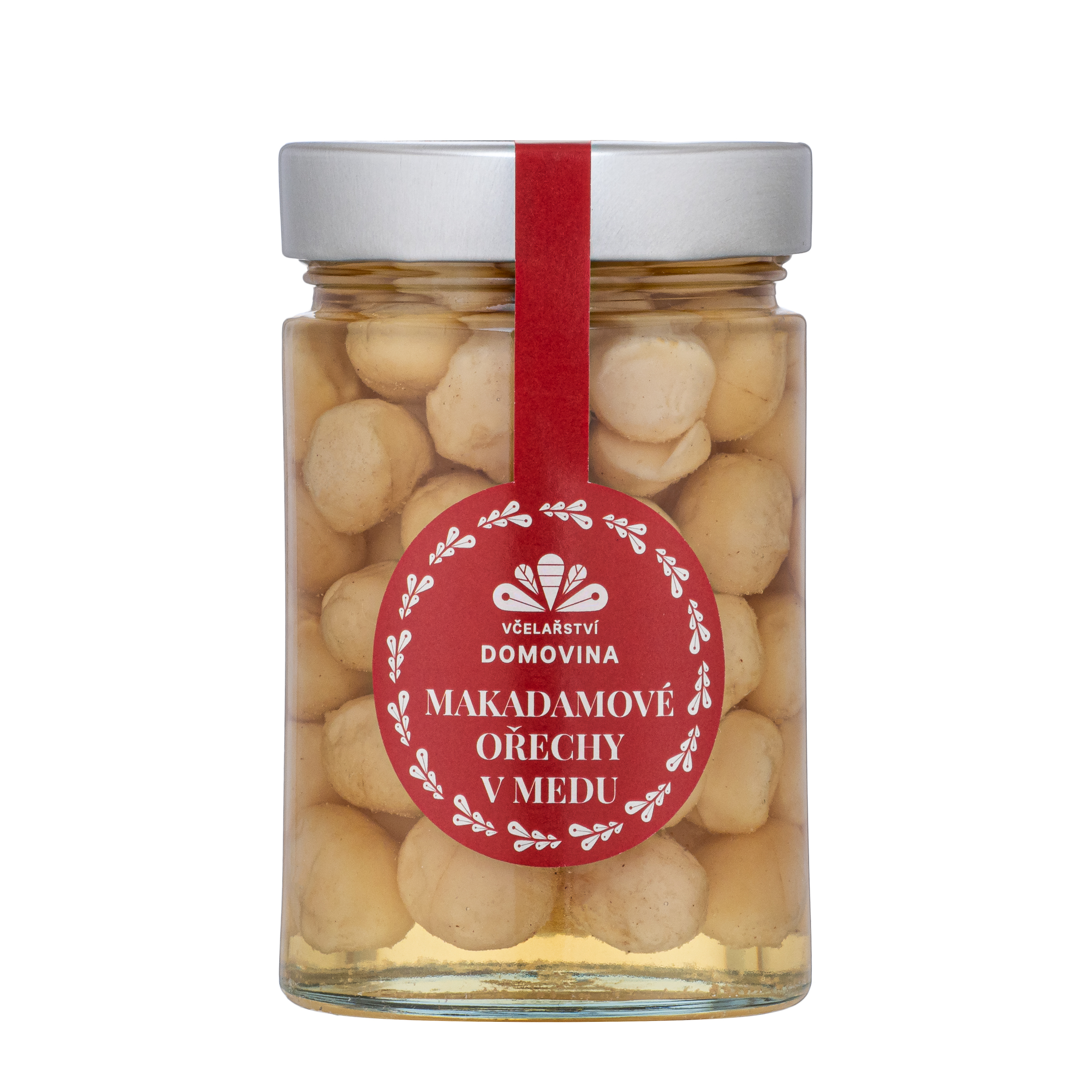 Macadamia nuts in honey, weight 360 g