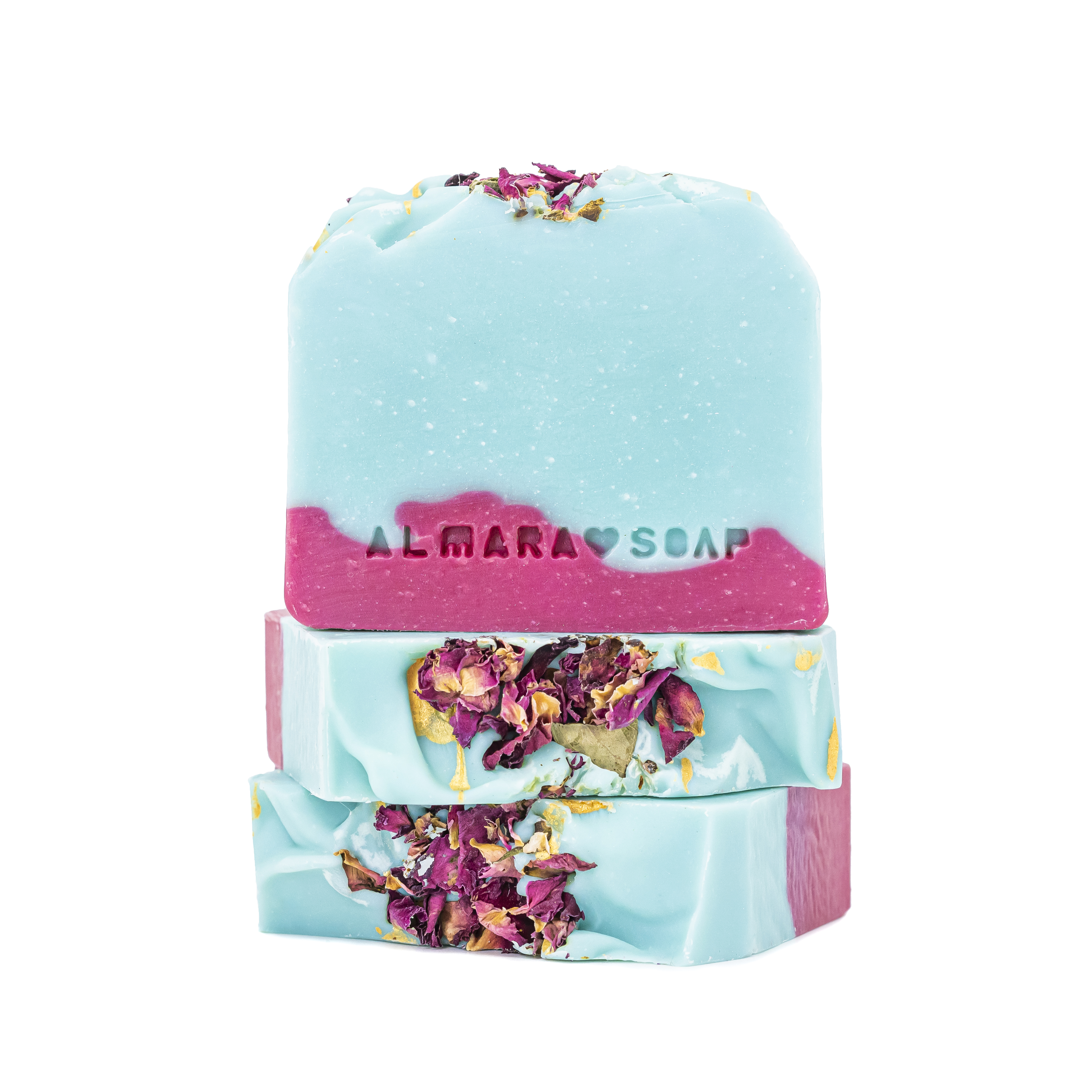 Designer handmade soap with romantic rose scent 100 ± 5 g