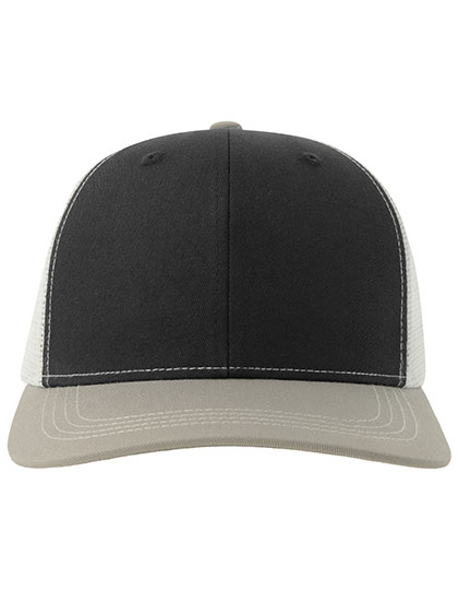 Kšiltovka Atlantis Headwear Sonic-S Cap Black, Grey Melange, White Univerzální