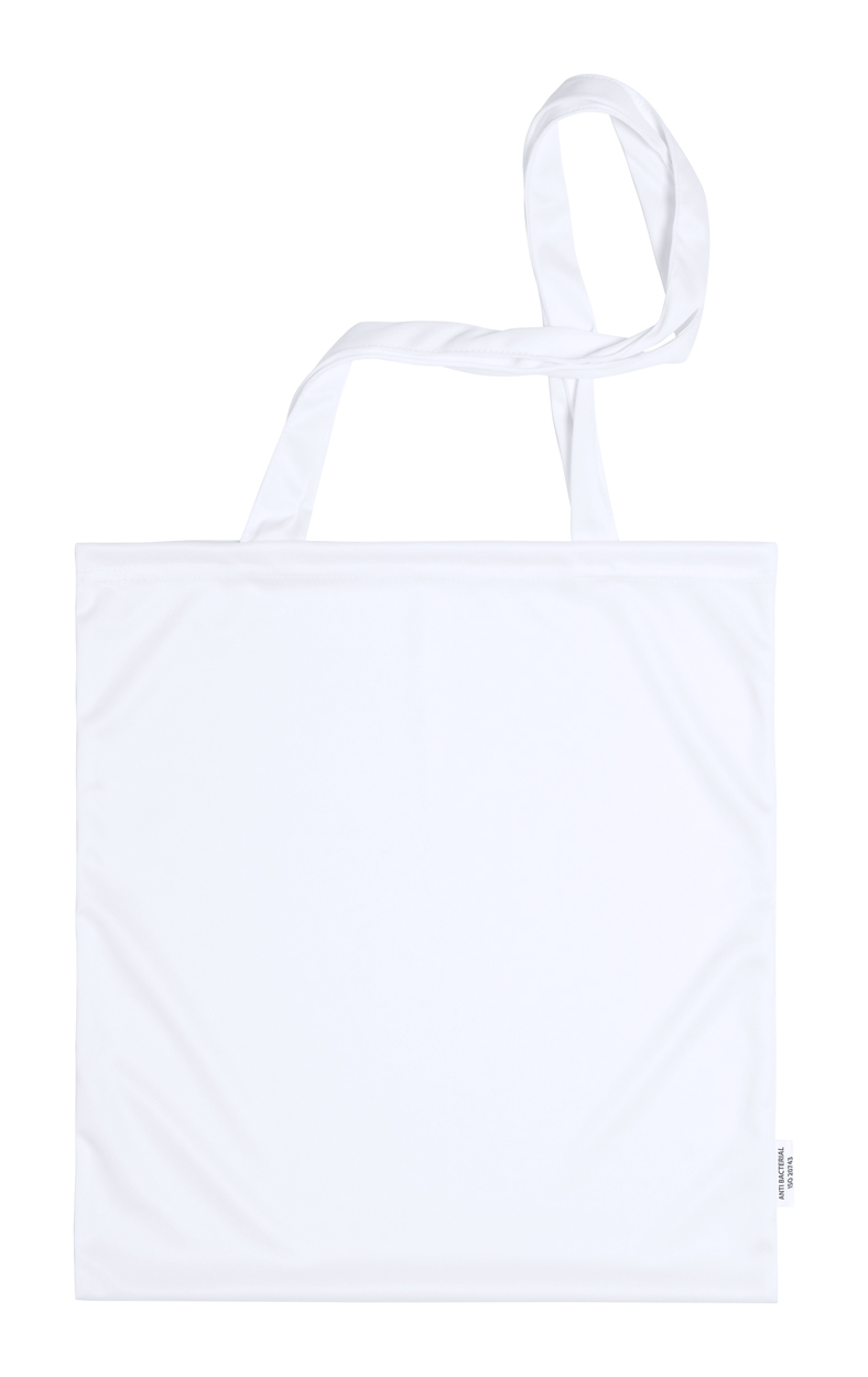 Látková nákupní taška MAXCRON s antibakteriální ochranou - bílá