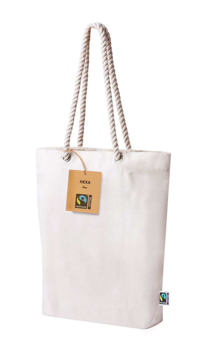 Hexa Fairtrade Fairtrade shopping bag Natural