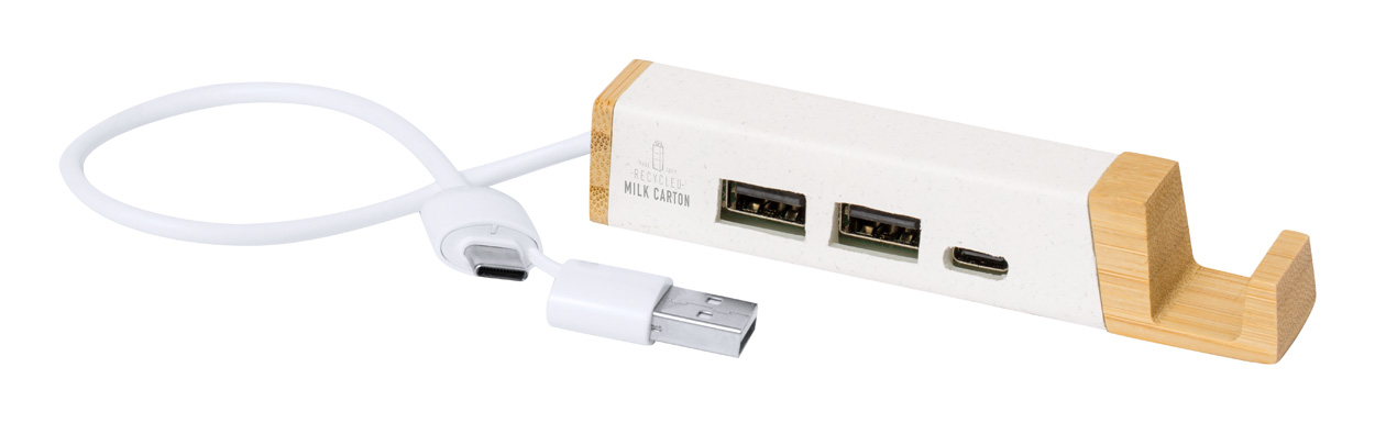 Kartip USB hub Bílá