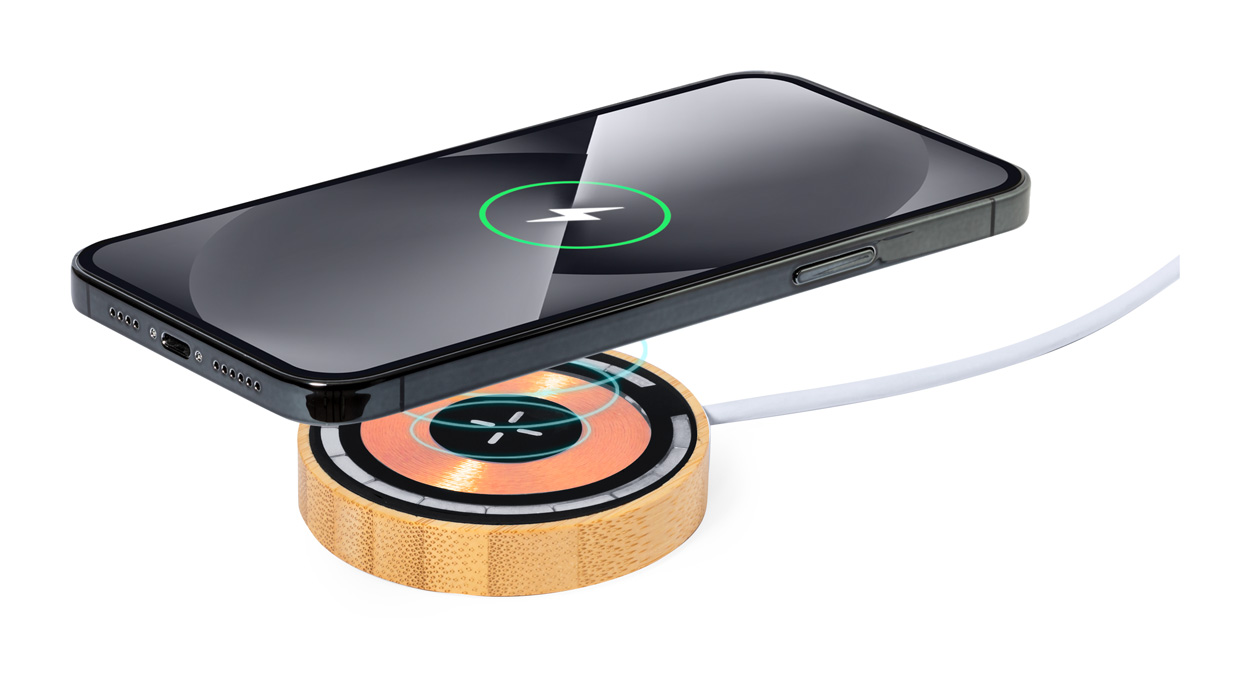 Ming magnetic wireless charger Transparent, Natural