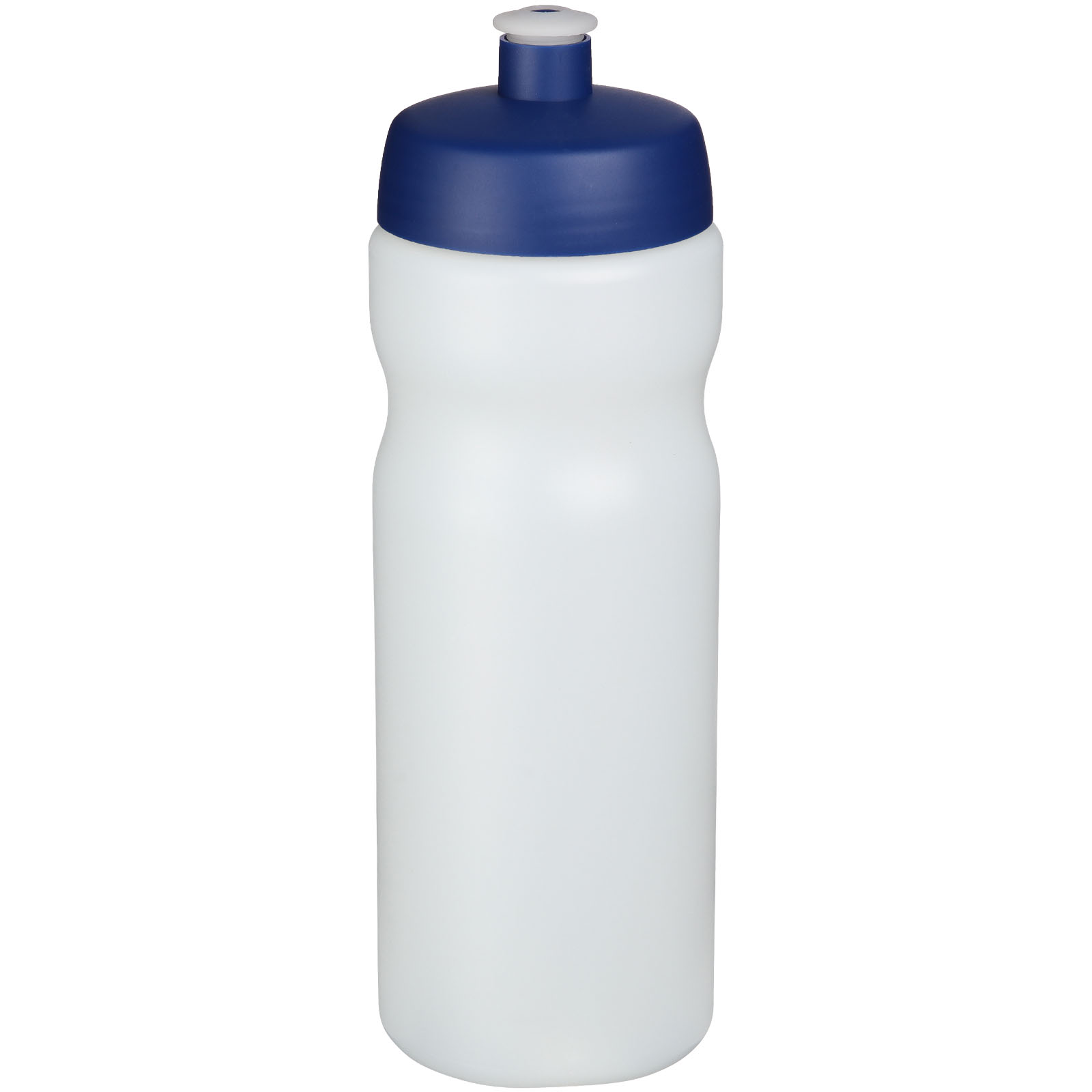 Plastová sportovní lahev Baseline® Plus, 650 ml, Blue, Transparent clear