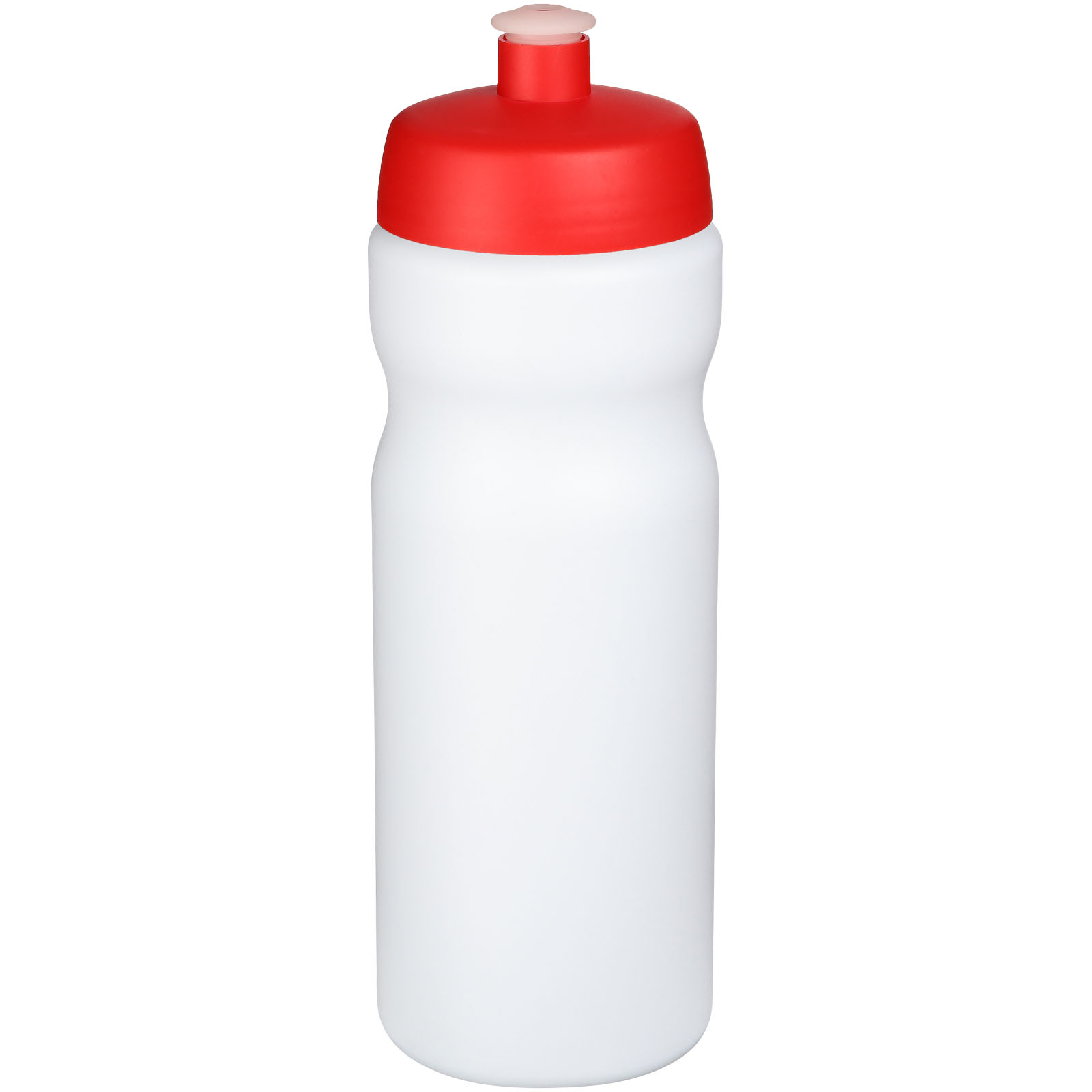 Plastová sportovní lahev Baseline® Plus, 650 ml, Red, White