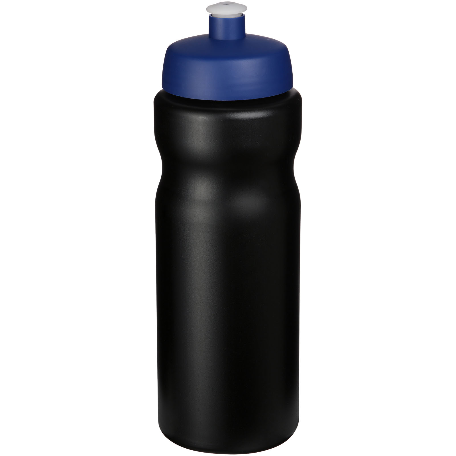 Plastová sportovní lahev Baseline® Plus, 650 ml, Blue, Solid black
