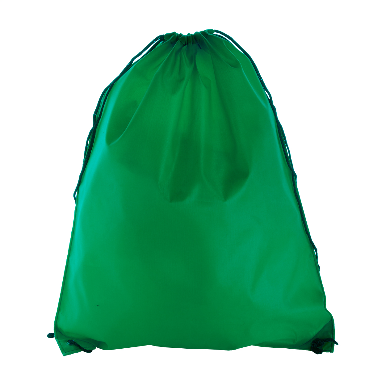 Polyesterový šňůrkový batoh SPOOK - zelená