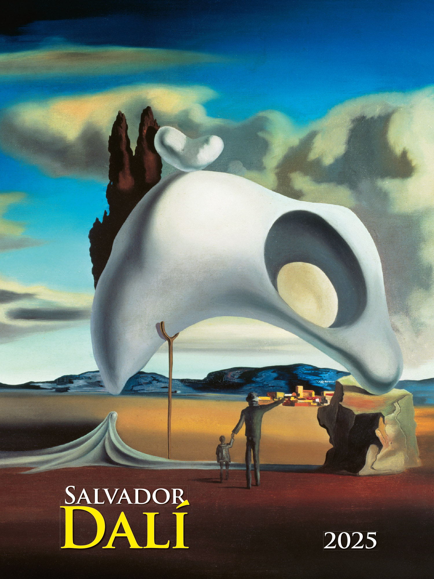 Nástěnný kalendář Salvador Dalí 2025