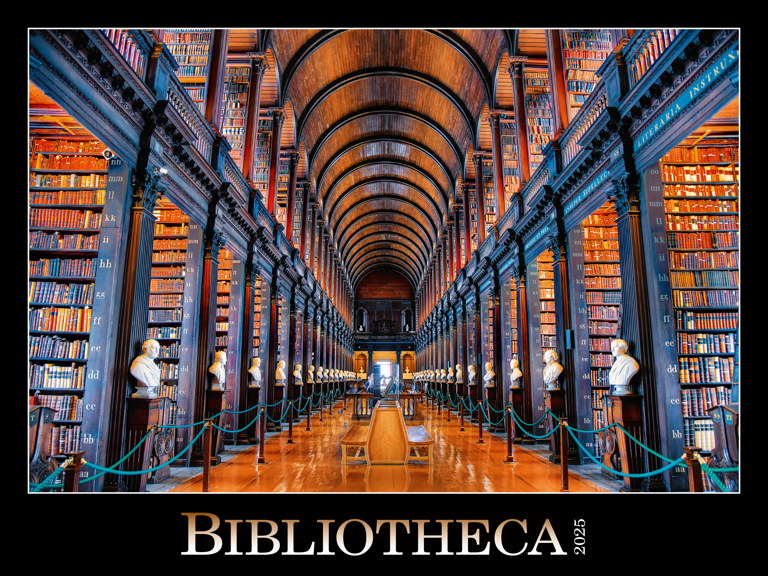 Nástěnný kalendář Bibliotheca 2025