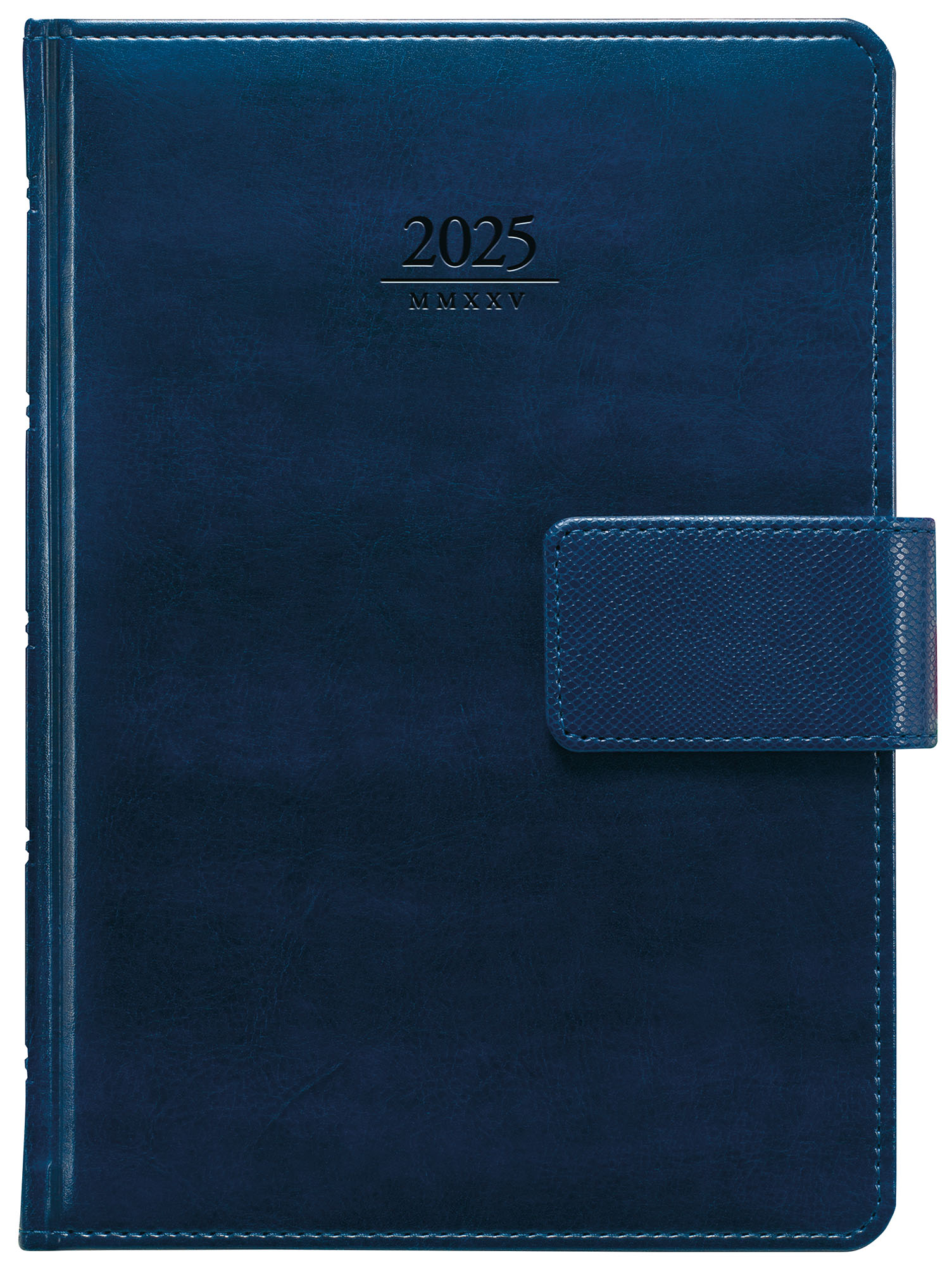 Denní diář Atlas s poutkem 2025, A5 - modrá