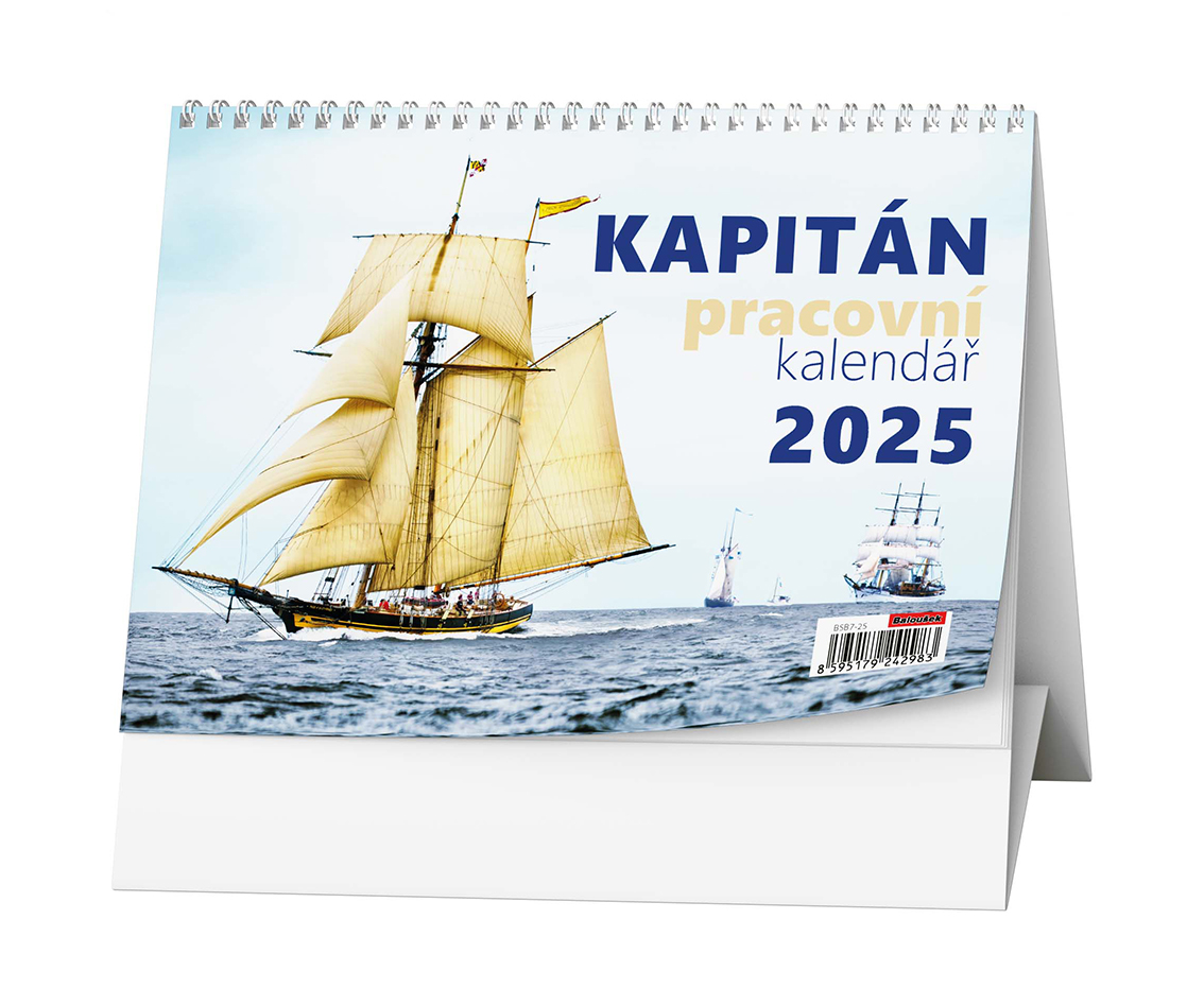Stolní kalendář Kapitán 2025