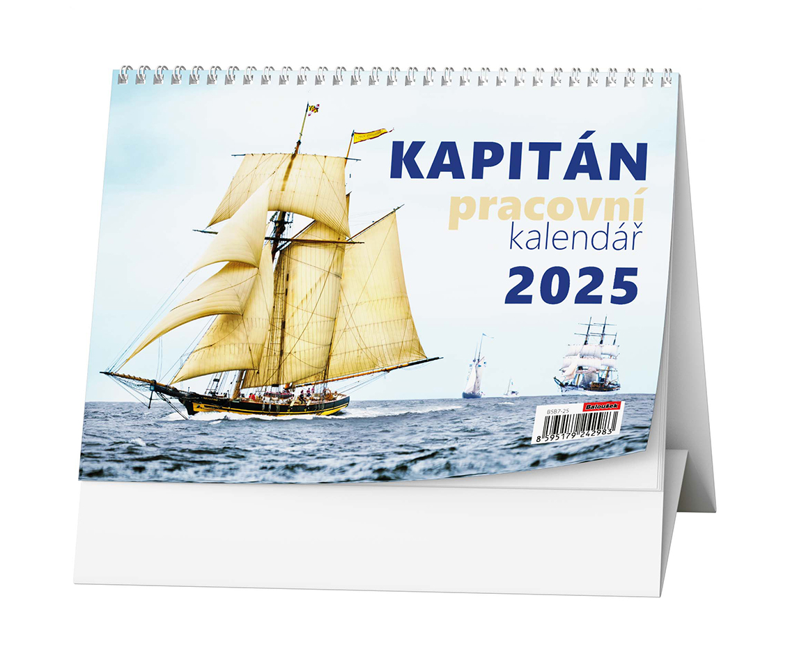 Stolní kalendář Kapitán 2025 | inetprint.cz