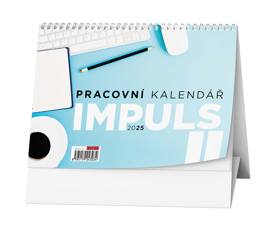 Stolní kalendář Pracovní IMPULS II 2025