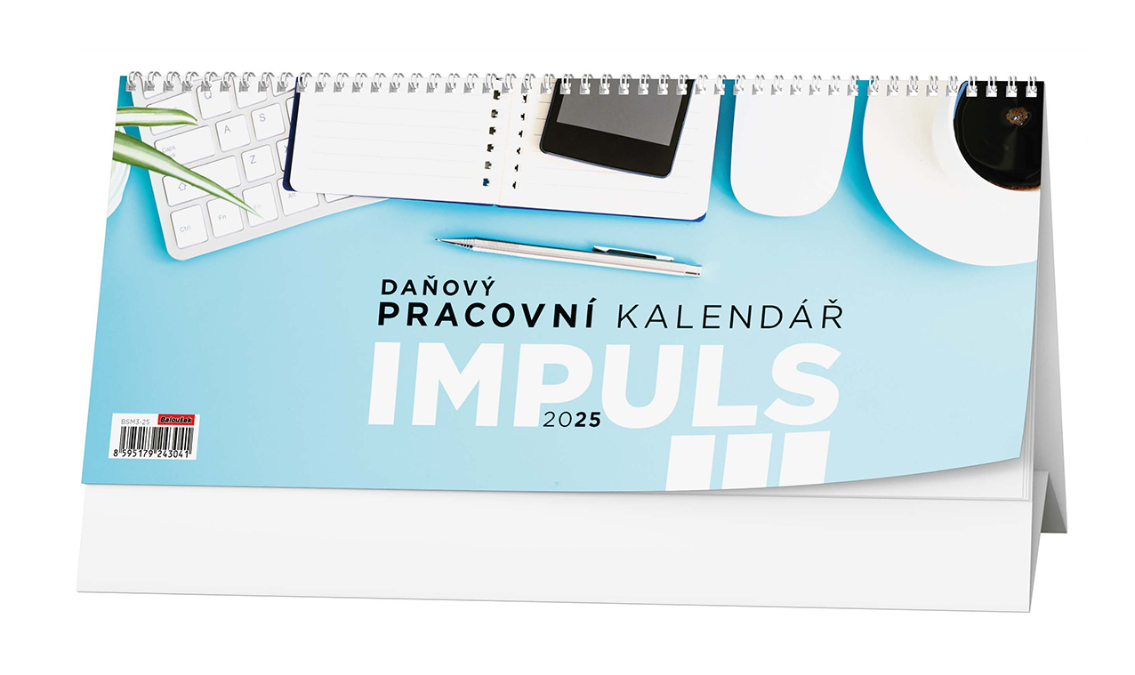 Stolní kalendář Pracovní IMPULS III 2025
