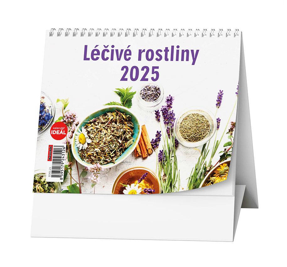 Stolní kalendář IDEÁL - Léčivé rostliny 2025