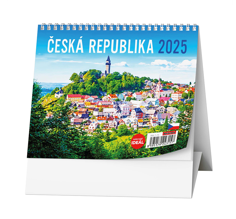 Stolní kalendář IDEÁL - Česká republika 2025