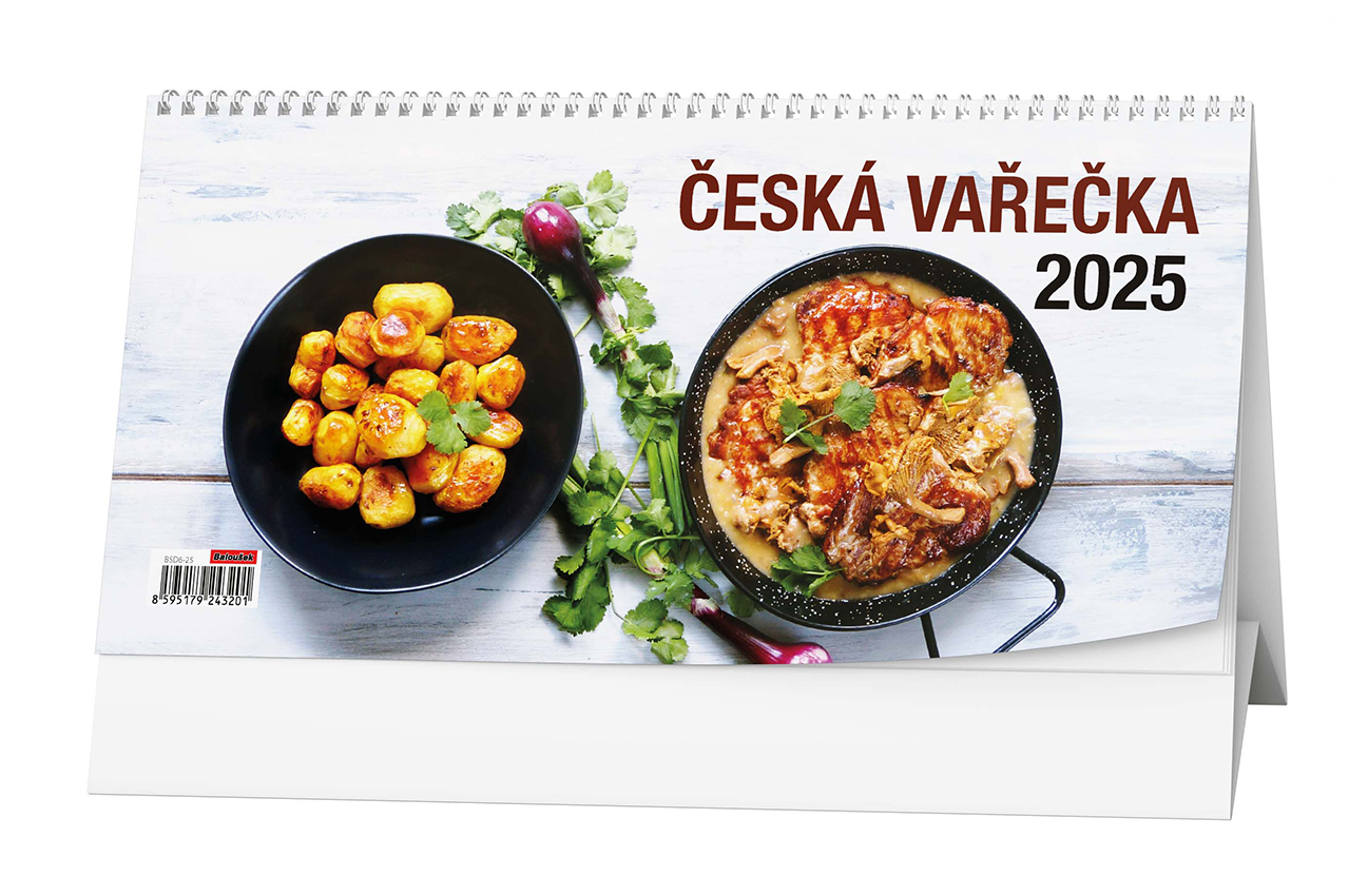 Stolní kalendář Česká vařečka 2025