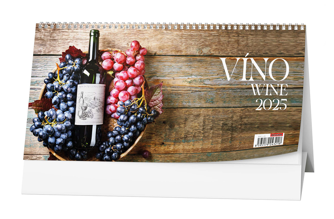 Stolní kalendář Víno 2025