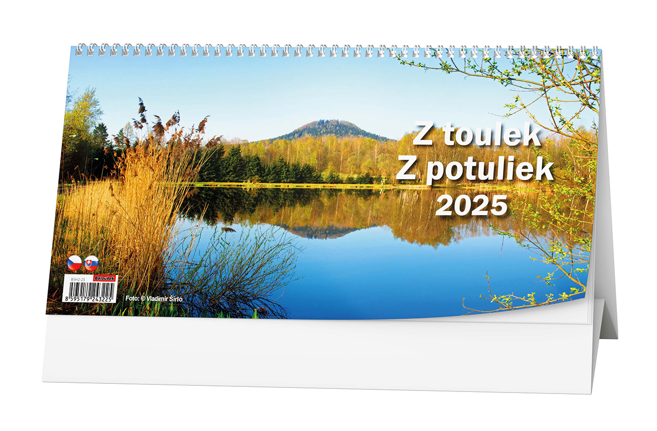 Stolní kalendář Z toulek 2025