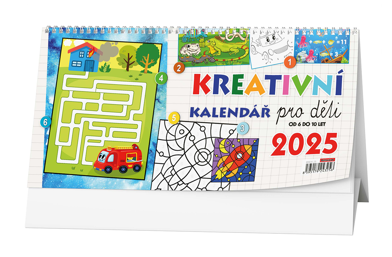 Stolní kalendář Kreativní pro děti 2025