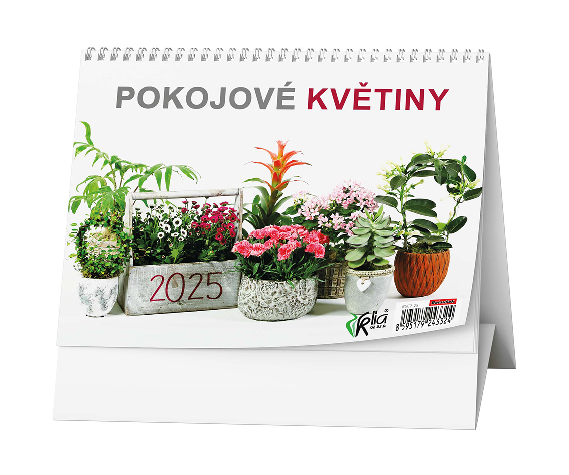 Stolní kalendář Pokojové květiny 2025