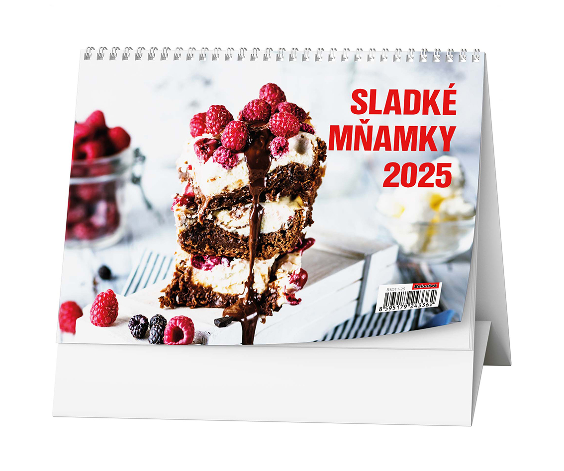 Stolní kalendář Sladké mňamky 2025