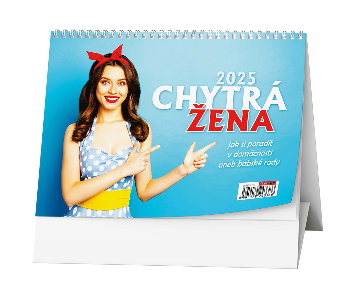 Stolní kalendář Chytrá žena 2025