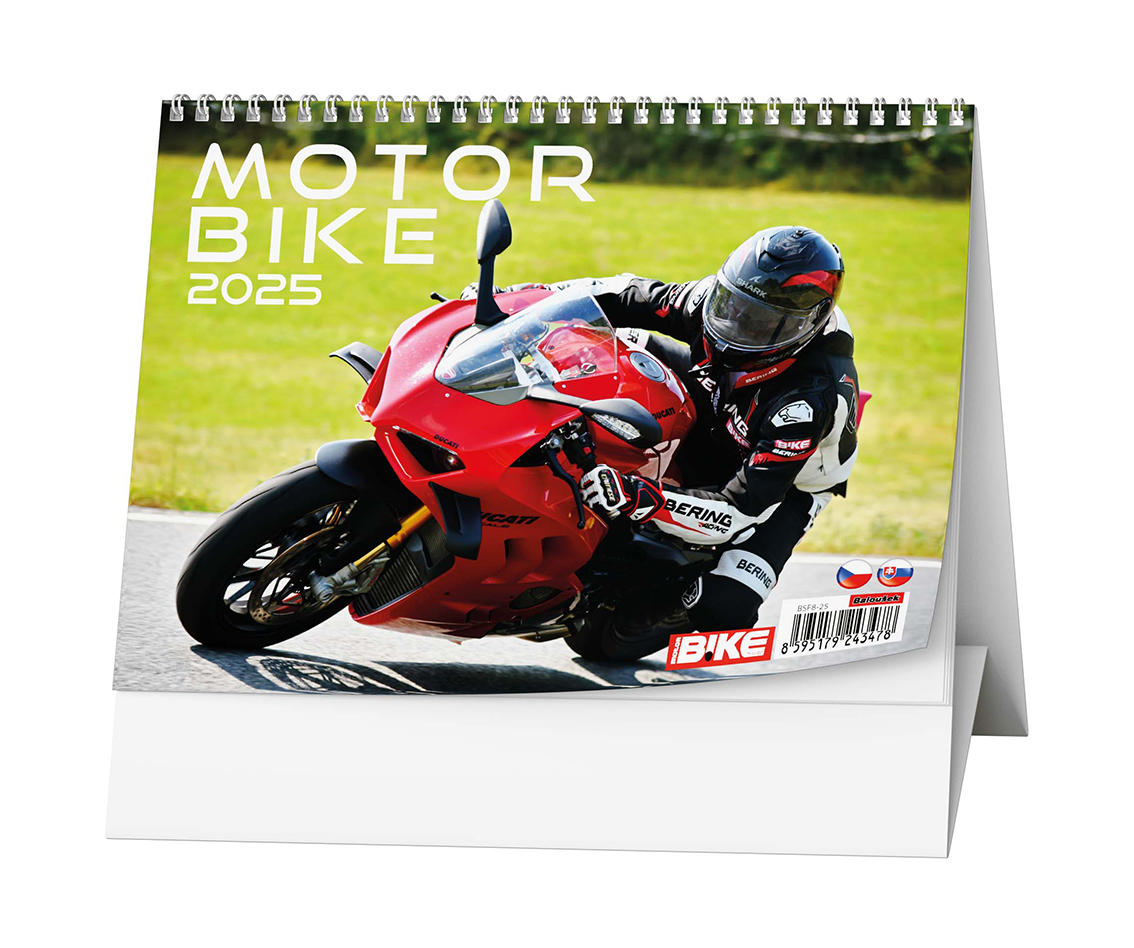 Stolní kalendář Motorbike 2025