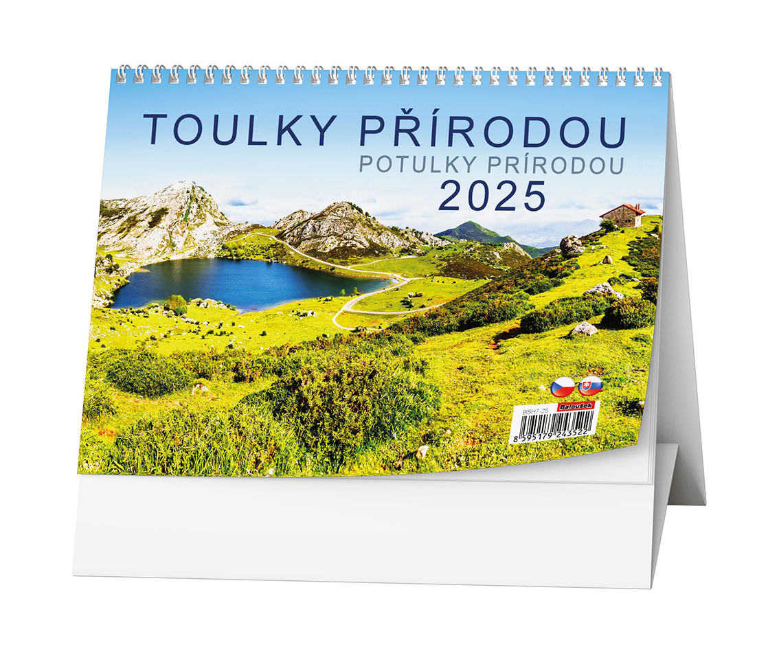 Stolní kalendář Toulky přírodou 2025