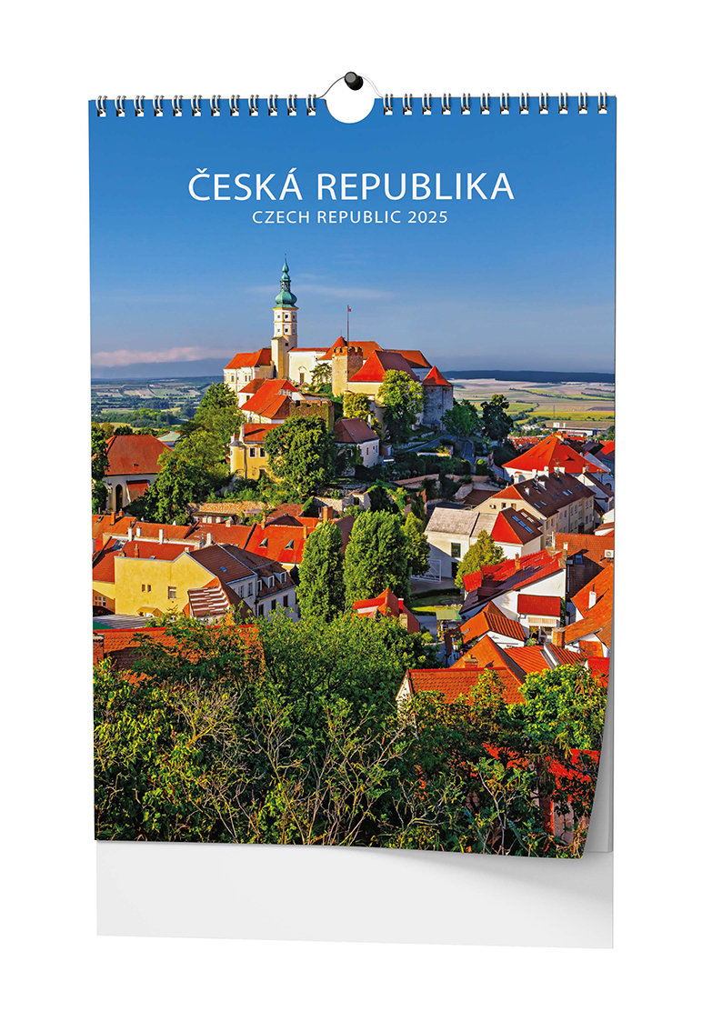 Nástěnný kalendář Česká republika 2025