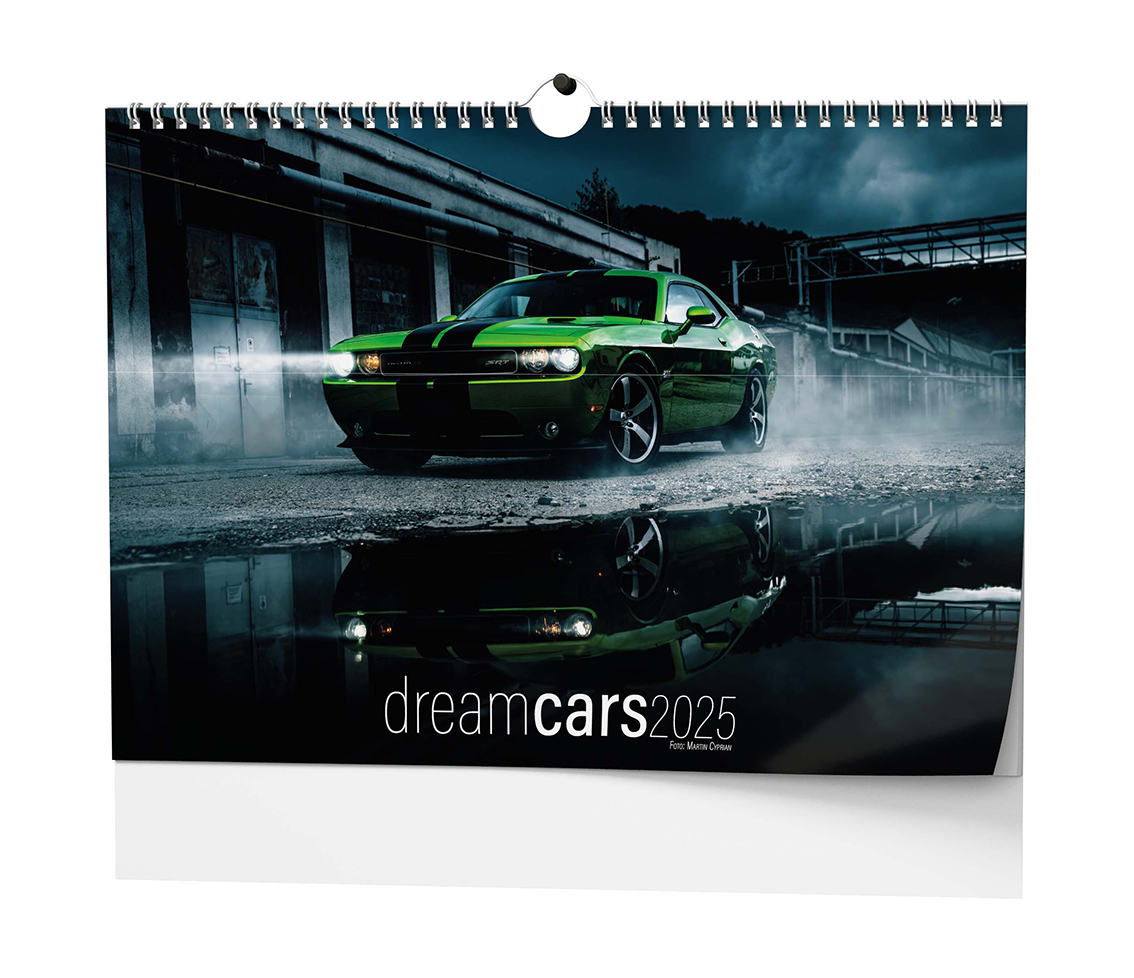 Nástěnný kalendář Dream Cars 2025