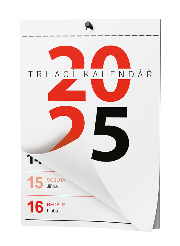 Nástěnný kalendář Trhací kalendář 2025