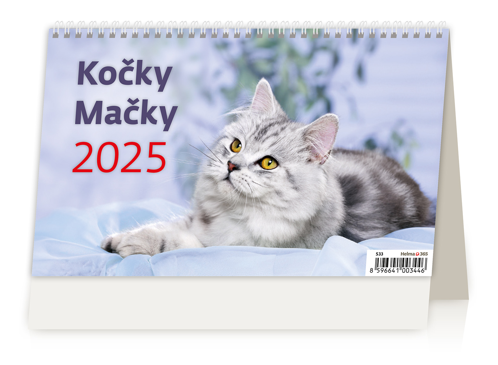 Stolní kalendář Kočky 2025