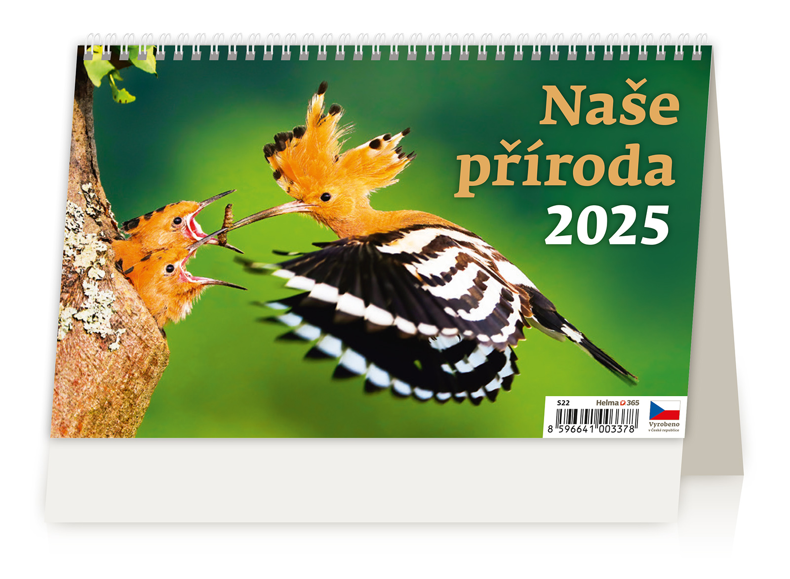 Stolní kalendář Naše příroda 2025