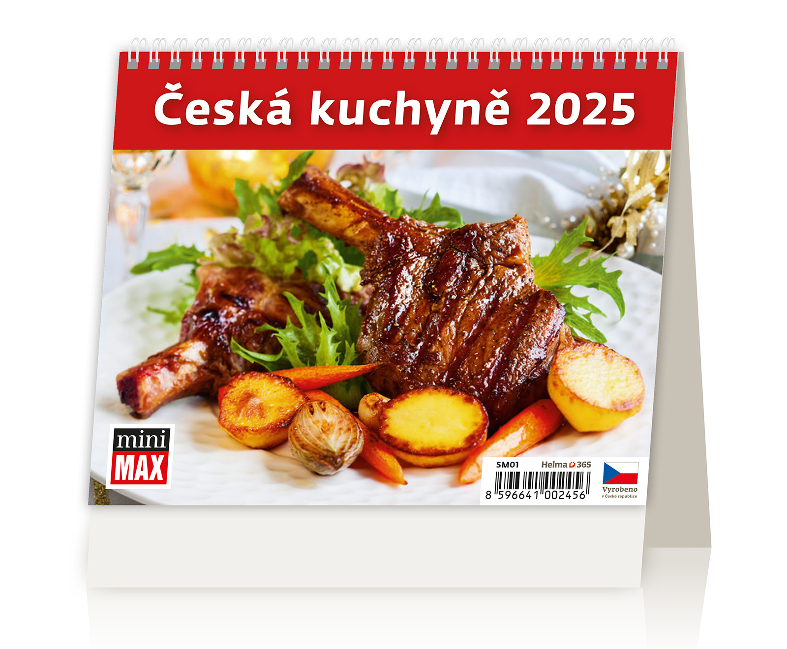 Stolní kalendář Česká kuchyně 2025 - MiniMax