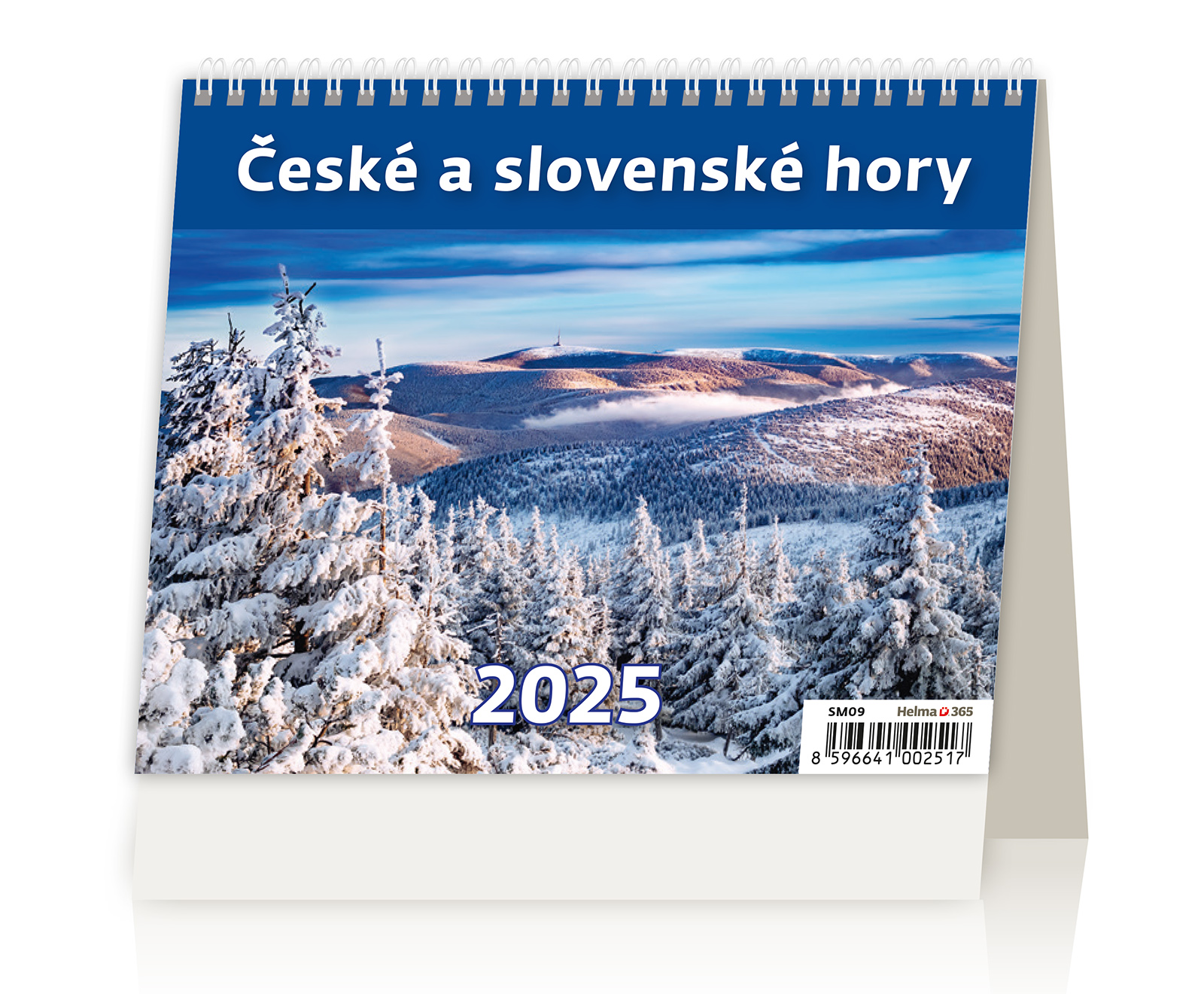 Stolní kalendář České a slovenské hory 2025 - MiniMax