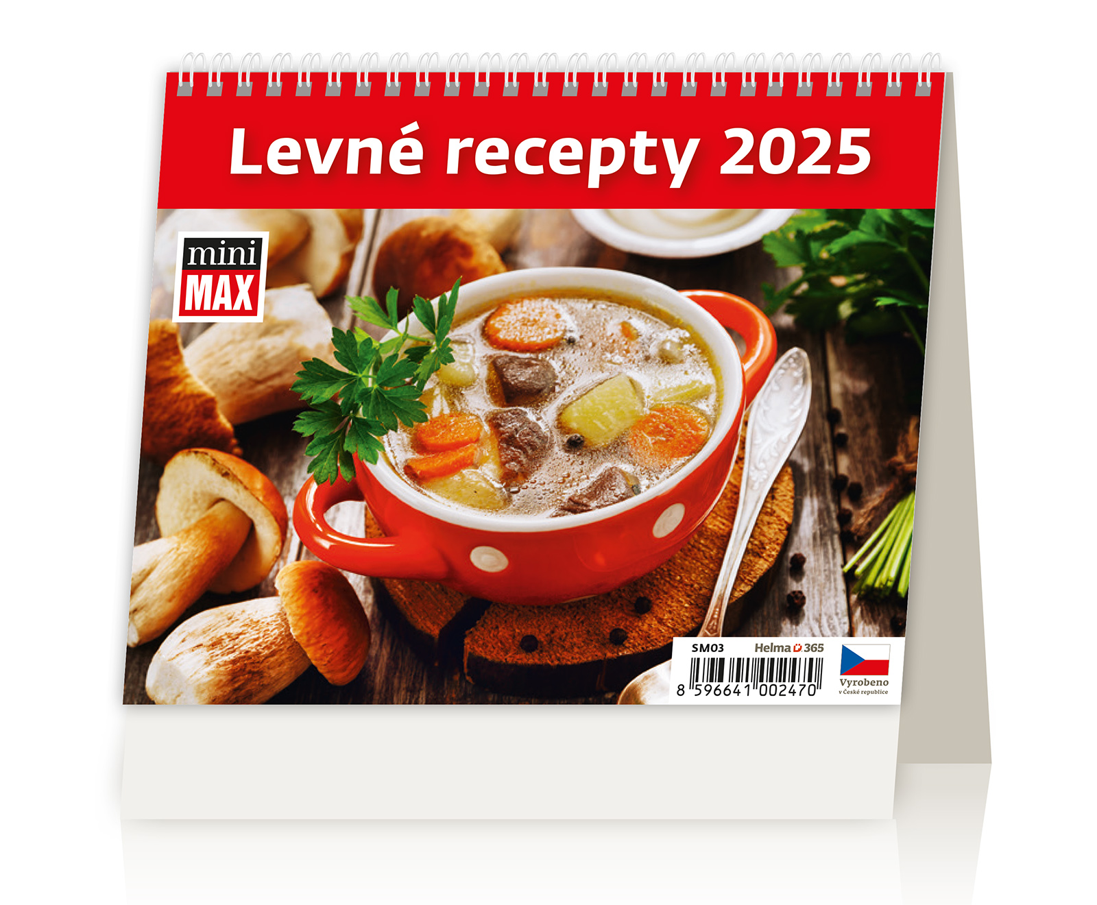 Stolní kalendář Levné recepty 2025 - MiniMax