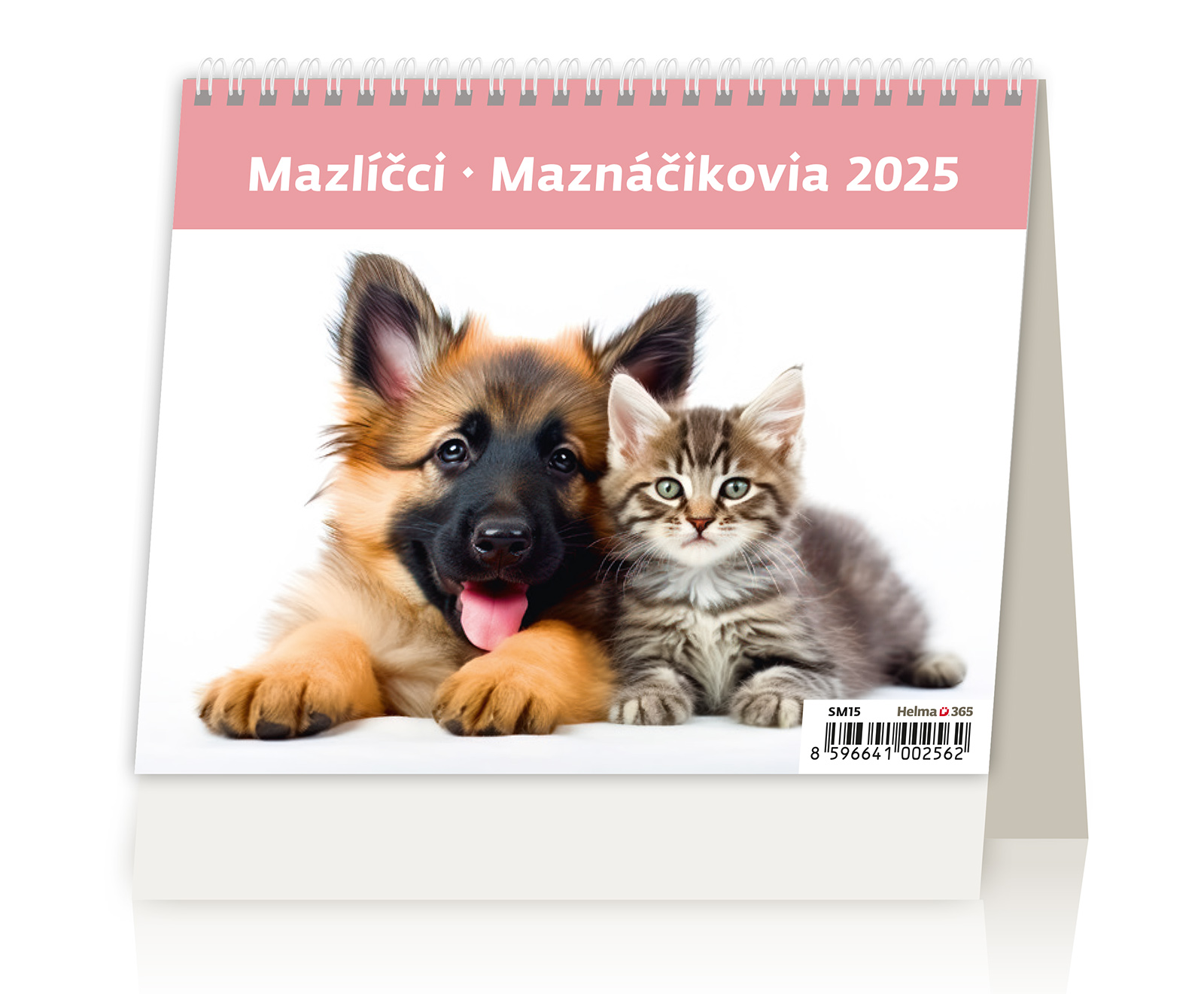 Stolní kalendář Mazlíčci 2025 - MiniMax