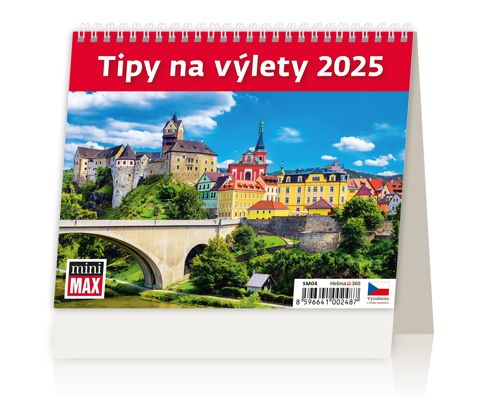 Stolní kalendář Tipy na výlety 2025 - MiniMax