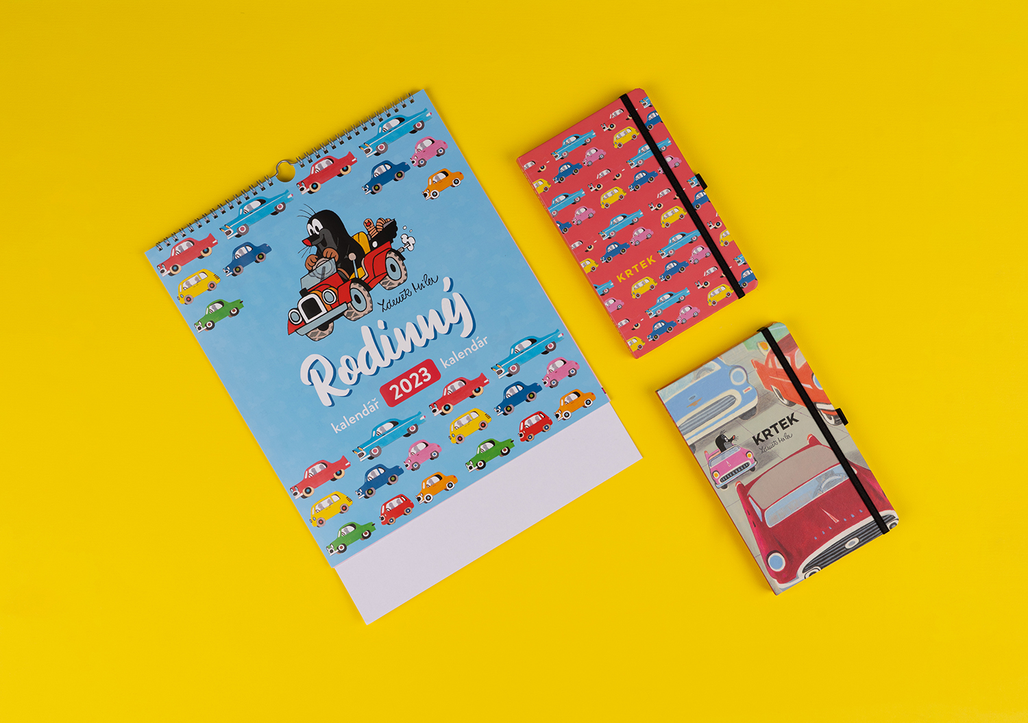 Linkovaný zápisník Krtek Auta, 13x21 cm Linkovaný zápisník Krtek Auta, 13x21 cm